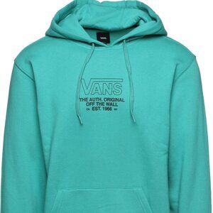 Vans Off the Wall Sequence HD Pullover Hoodie Sweater - Large in Porcelain Green